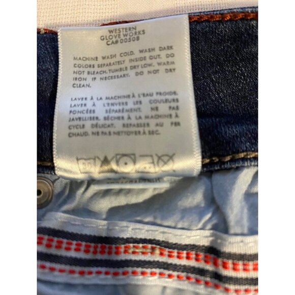 Jag Girlfriend Jeans Womens Dark Blue Denim Pants Size 16W Casual Comfy Logo - Picture 8 of 9